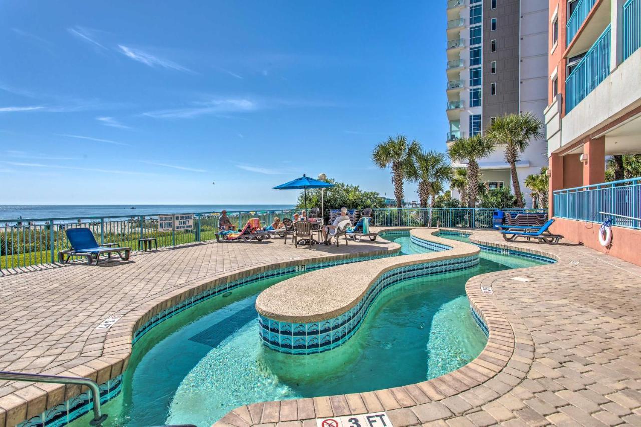 Beachy Condo With Pool Access And Steps To Boardwalk! شاطئ ميرتل المظهر الخارجي الصورة