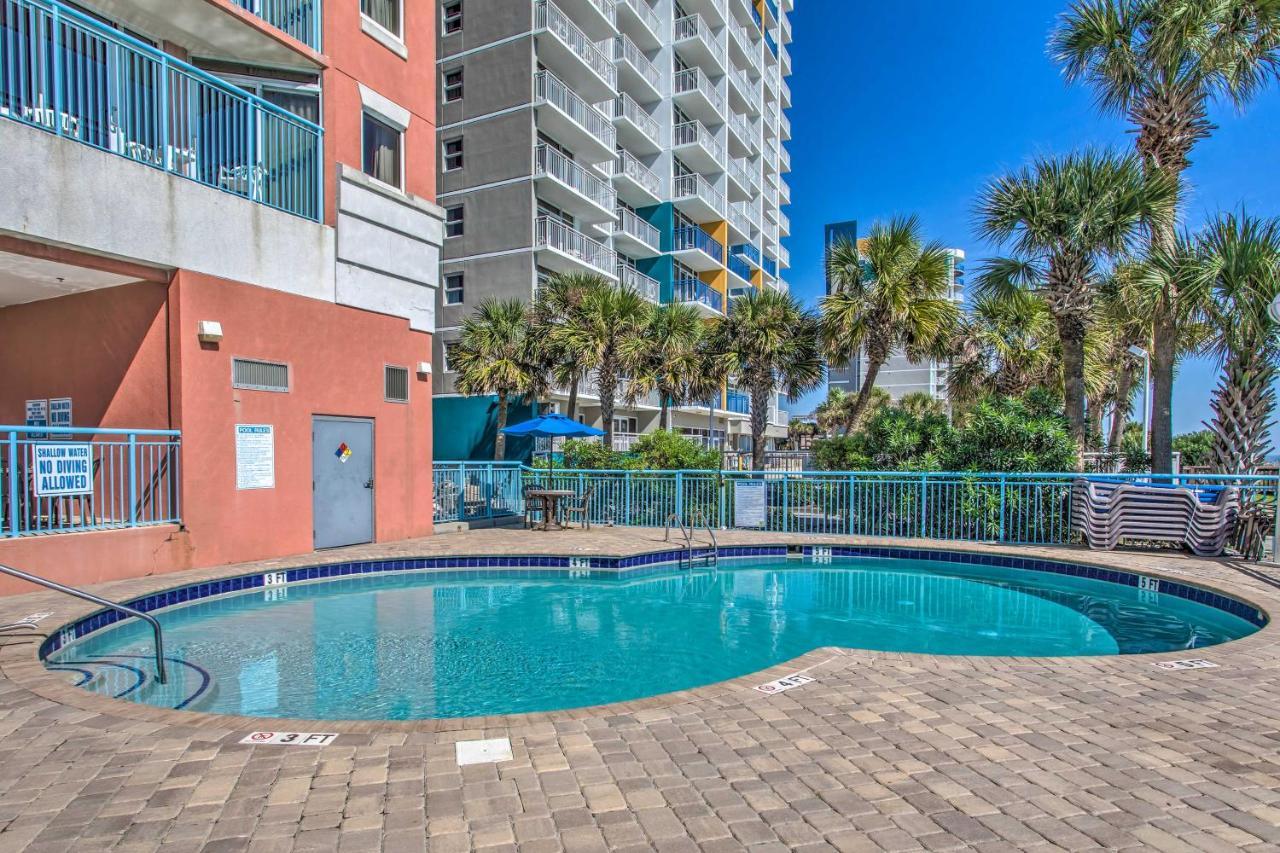 Beachy Condo With Pool Access And Steps To Boardwalk! شاطئ ميرتل المظهر الخارجي الصورة
