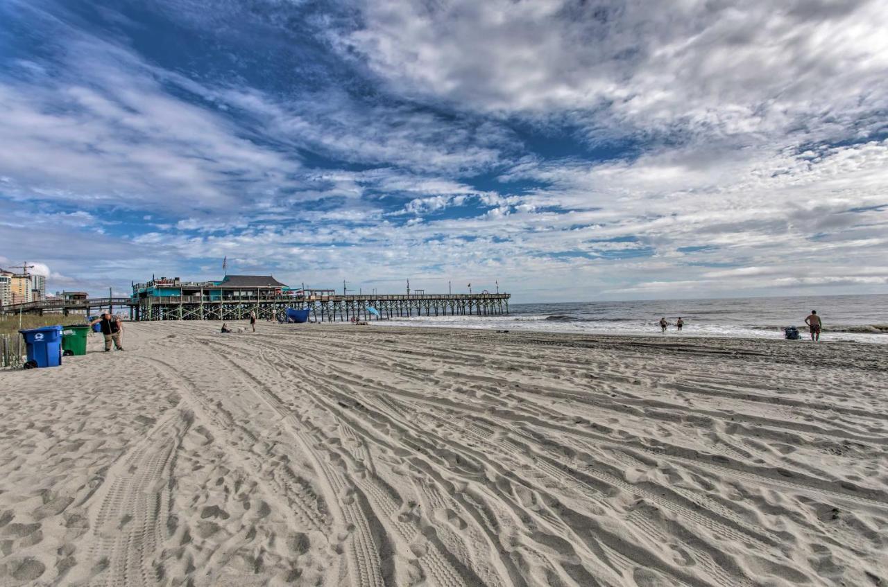 Beachy Condo With Pool Access And Steps To Boardwalk! شاطئ ميرتل المظهر الخارجي الصورة