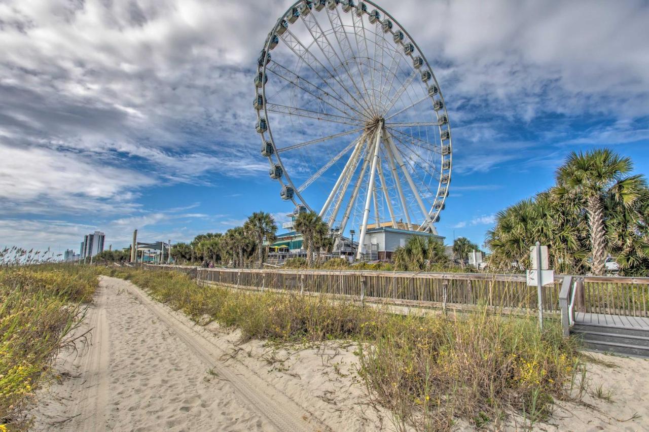 Beachy Condo With Pool Access And Steps To Boardwalk! شاطئ ميرتل المظهر الخارجي الصورة