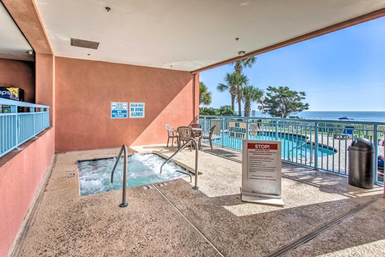 Beachy Condo With Pool Access And Steps To Boardwalk! شاطئ ميرتل المظهر الخارجي الصورة
