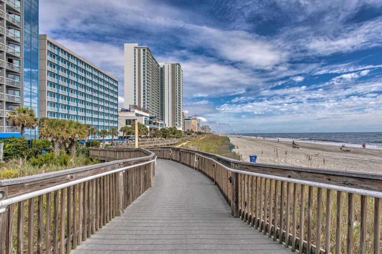Beachy Condo With Pool Access And Steps To Boardwalk! شاطئ ميرتل المظهر الخارجي الصورة
